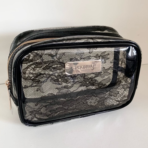 Jason wu beauty clear lace zippy pouch - Picture 1 of 16